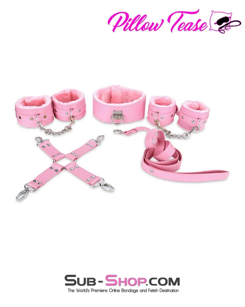 9871DL      Plush Princess 8 Pc Fur Lined Bondage Fantasy Kit