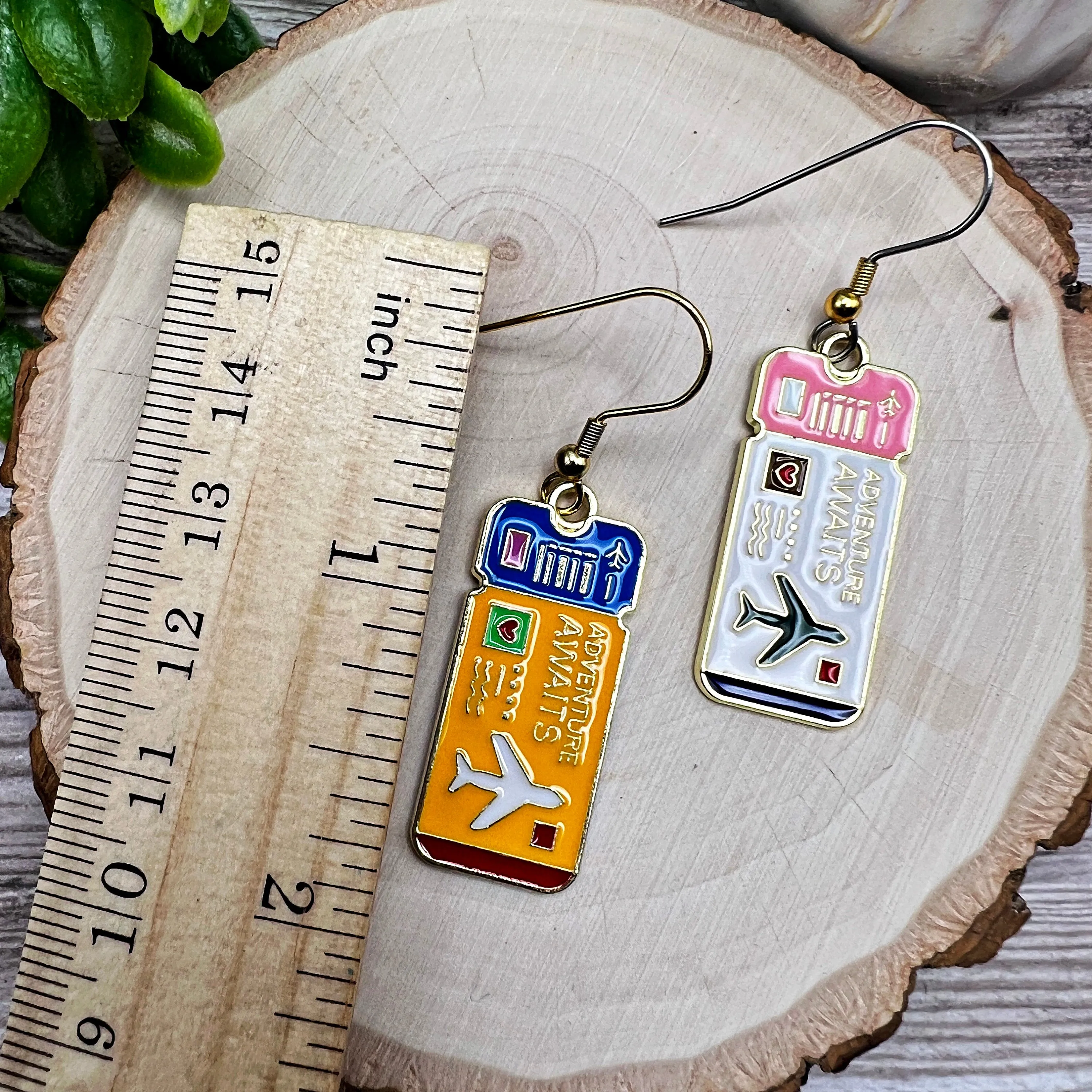 Adventure Awaits Enamel Earrings