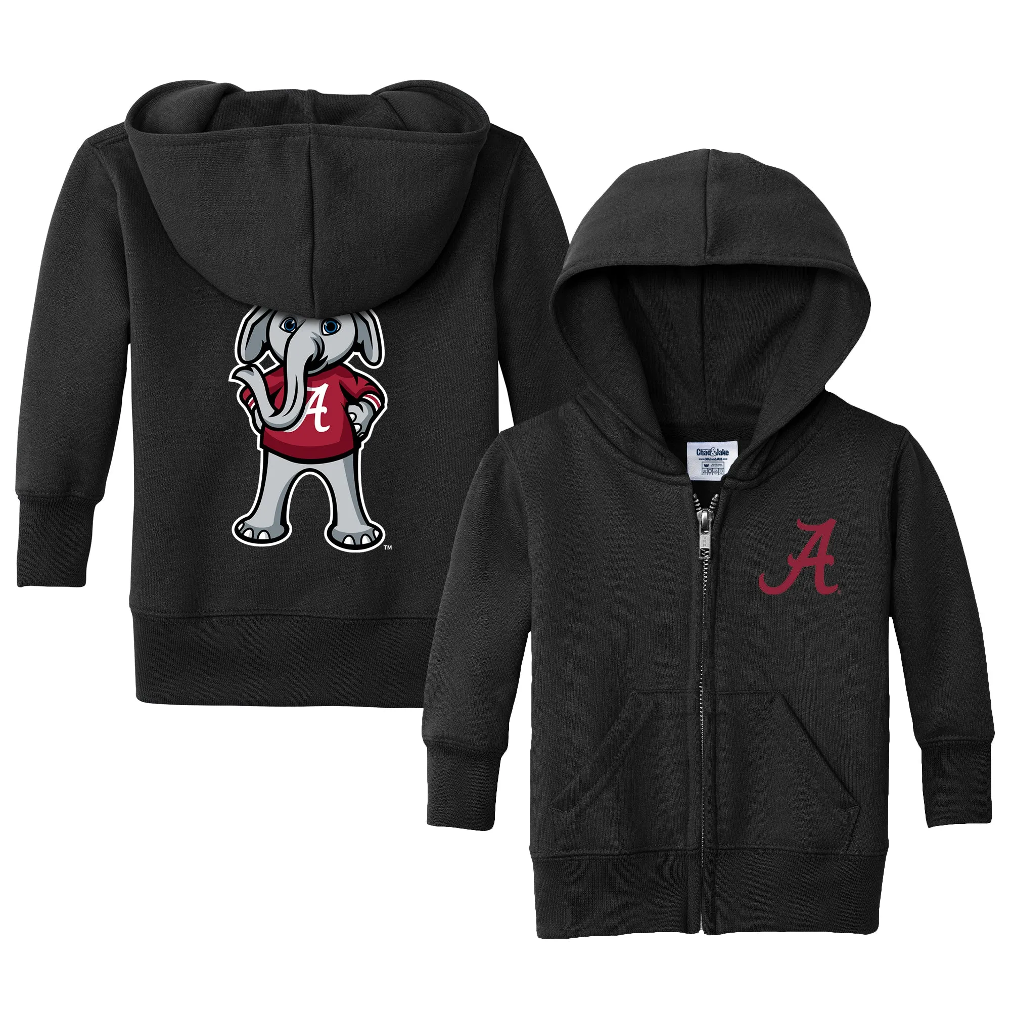 Alabama Crimson Tide Big Al Logo Infant Full-Zip Sweatshirt