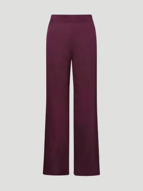 Amalfi Pants in Bordeaux