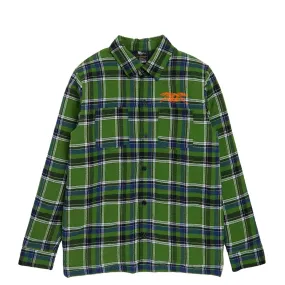 Anti Hero - Classic Eagle Flannel (Green/Blue)