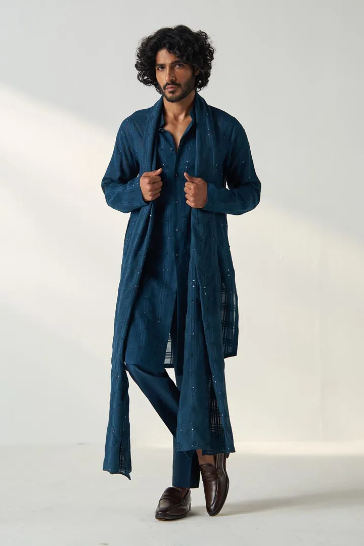 AYAAN KURTA PANT STOLE SET