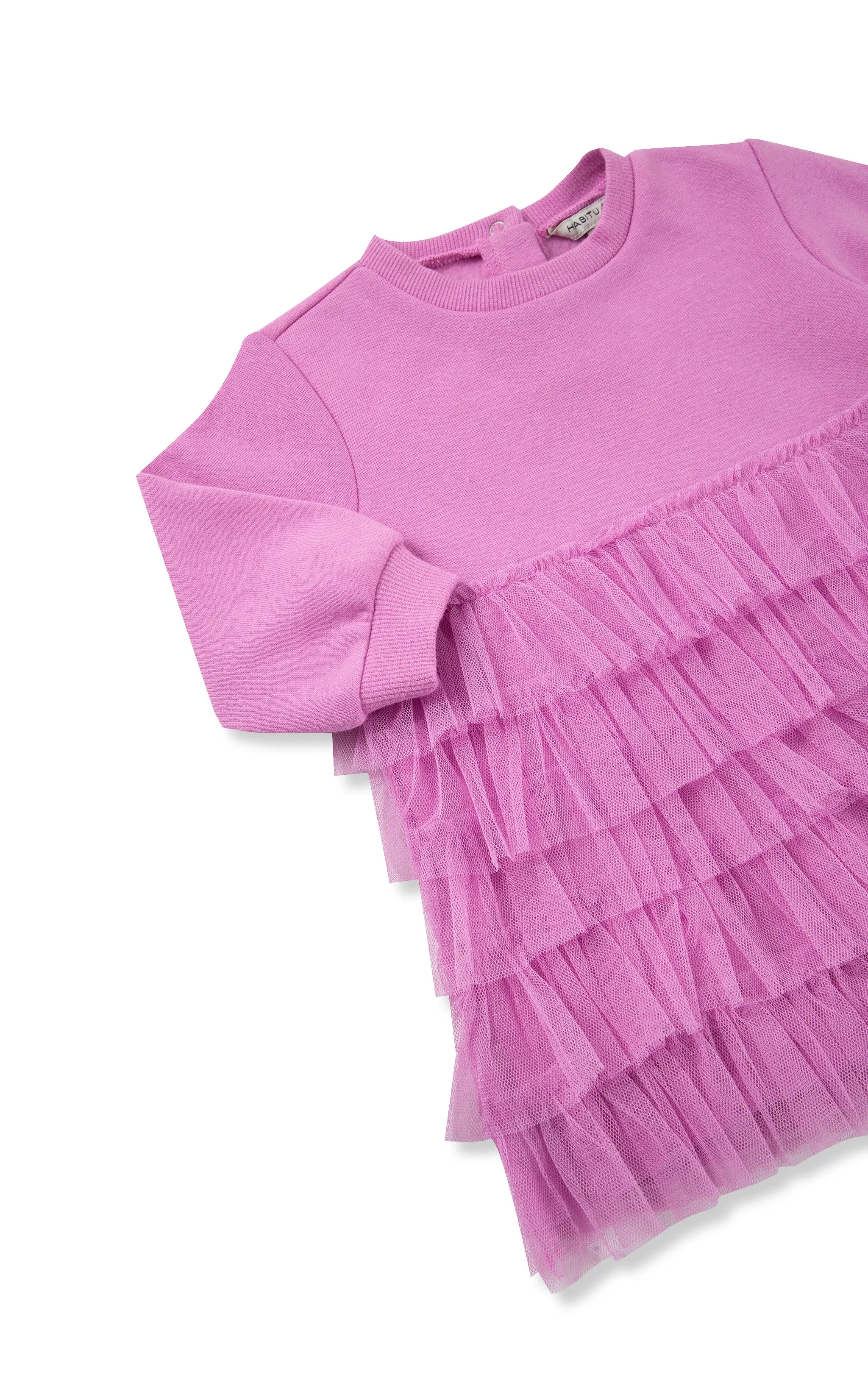 Baby Mesh Tiered Dress | 12-24M