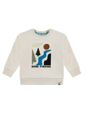 Babyface - Boys cotton sweatshirt-SSA24507473-Cream