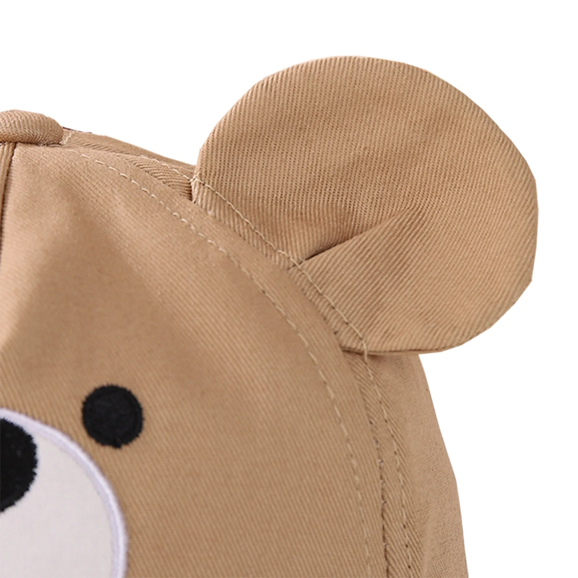 Babymoon Cotton Baby Kids Boys Girls Summer Cap Bear Design | 0-4 Years | Brown