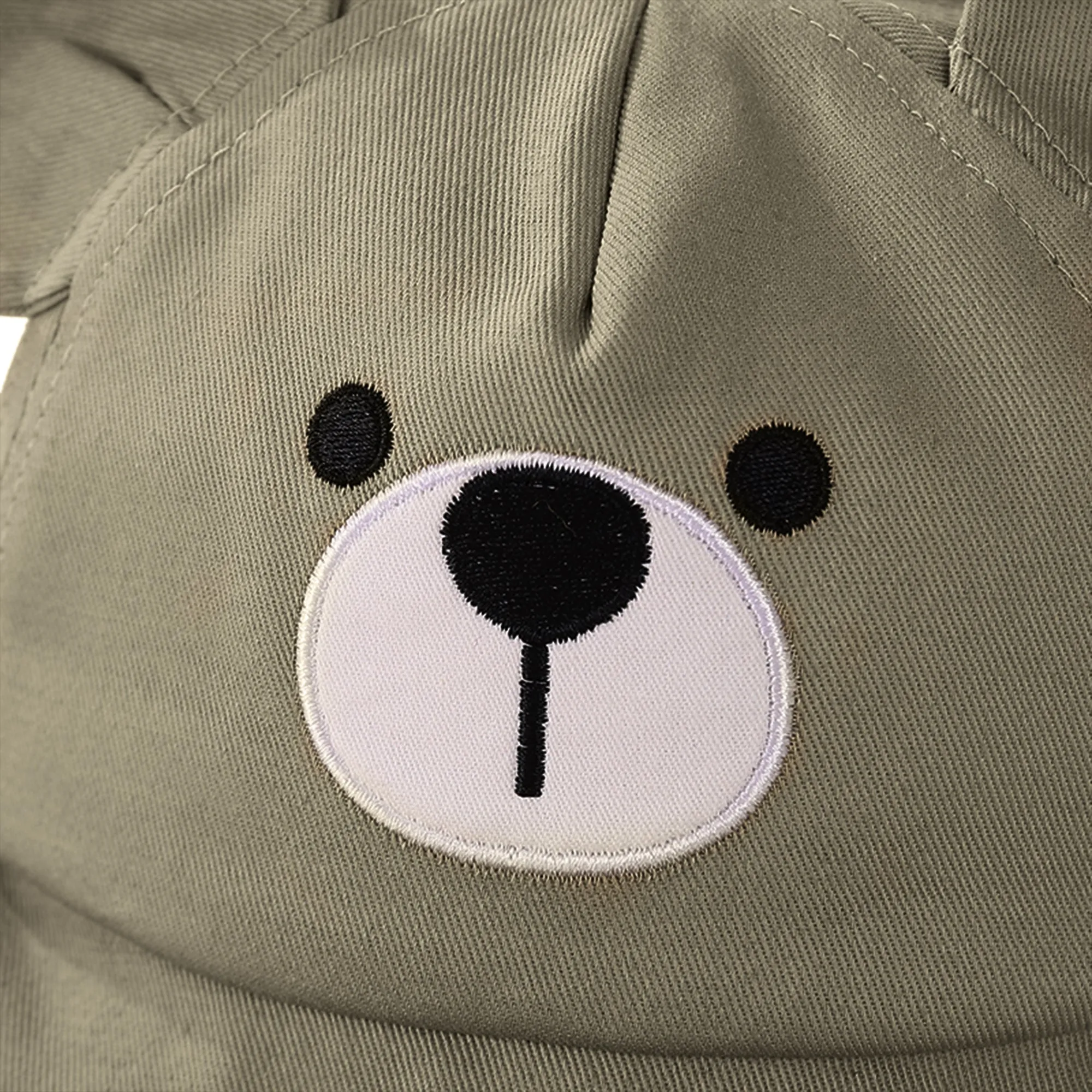 Babymoon Cotton Baby Kids Boys Girls Summer Cap Bear Design | 0-4 Years | Green