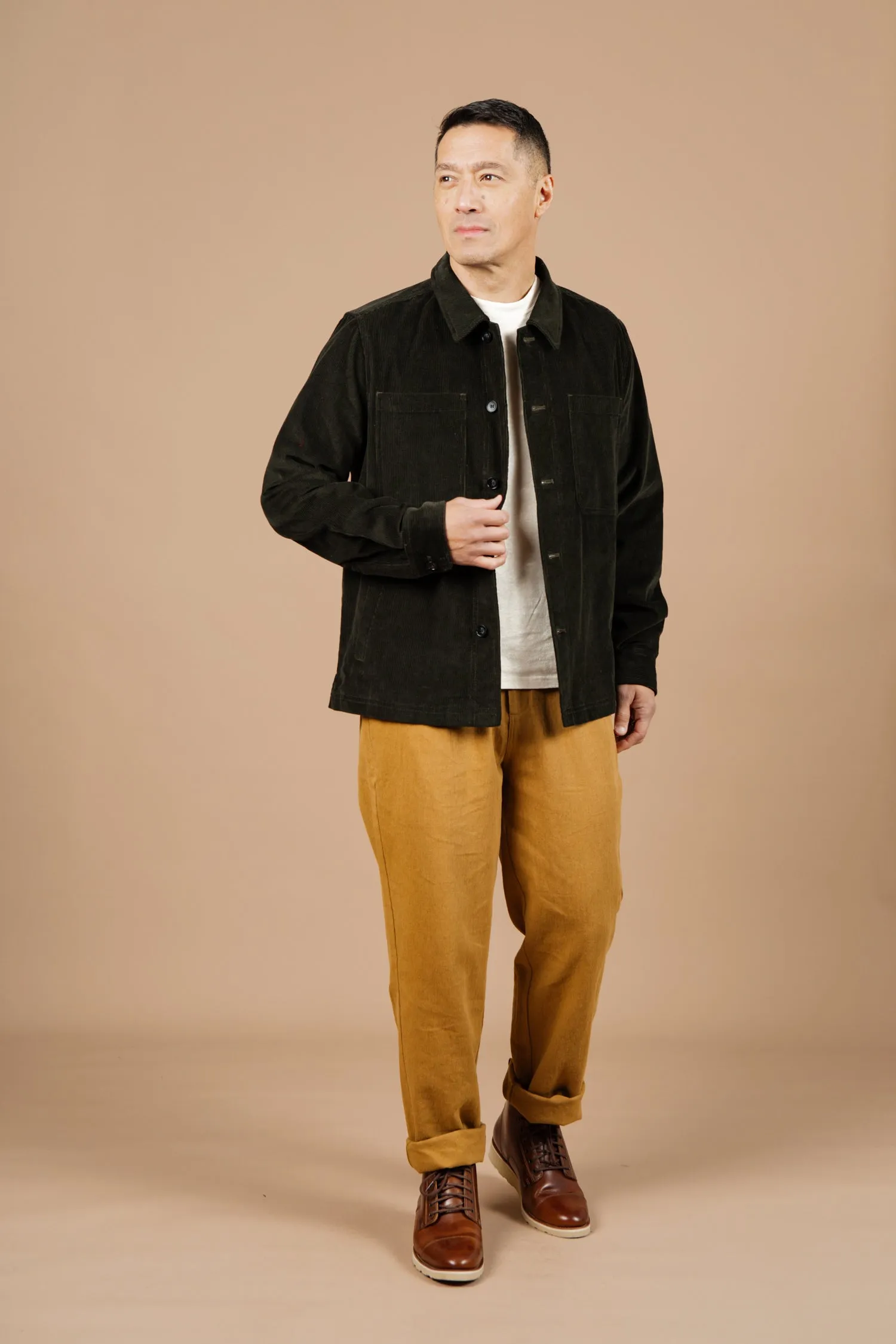 Banks Shirt Jacket / Deep Pine Corduroy