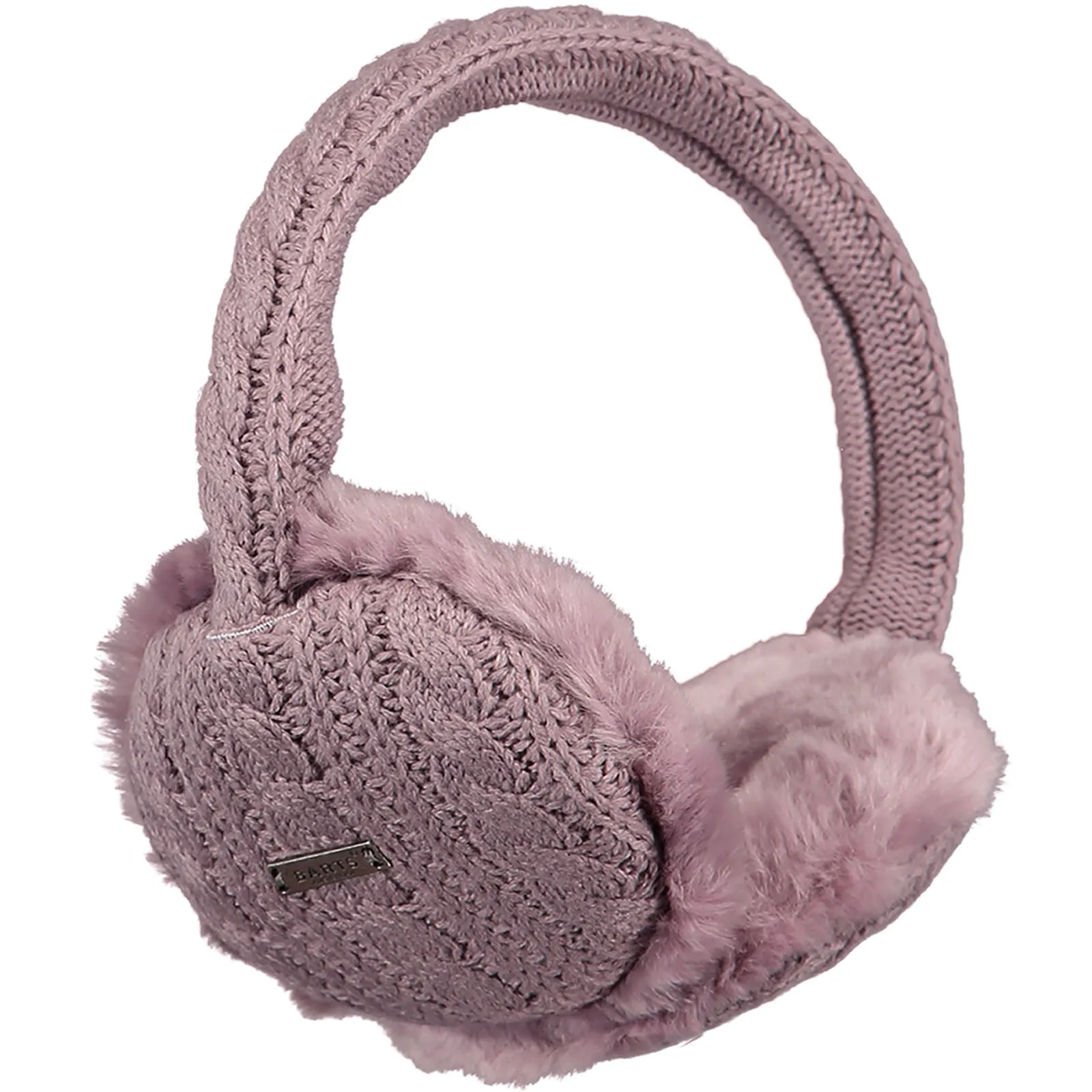 Barts Womens Monique Faux Fur Cable Knit Ear Muffs Earwarmers