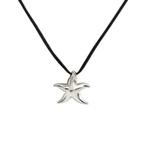 Beatrice Necklace - Silver/Black