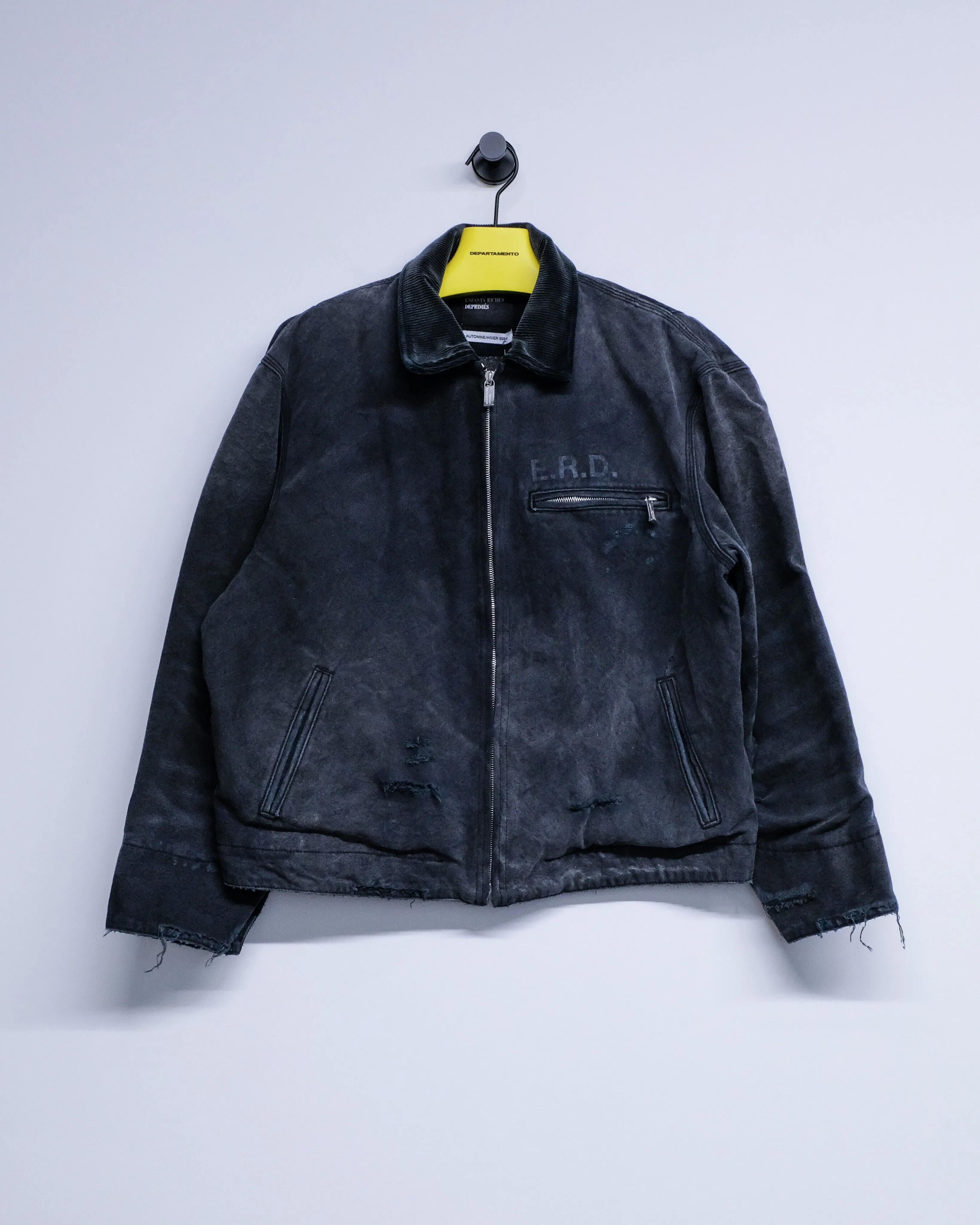 Black Blanket Lined Work Jacket