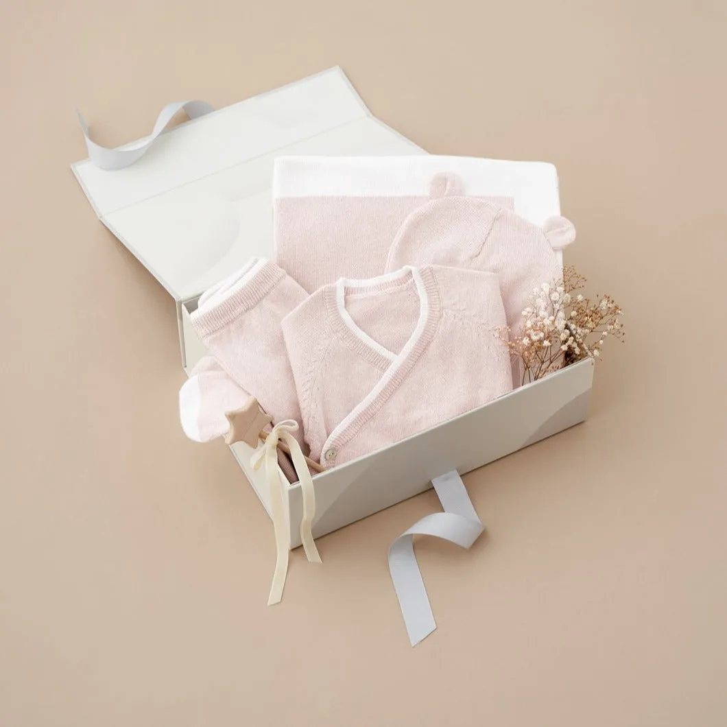 Blush Cashmere Baby Layette Set