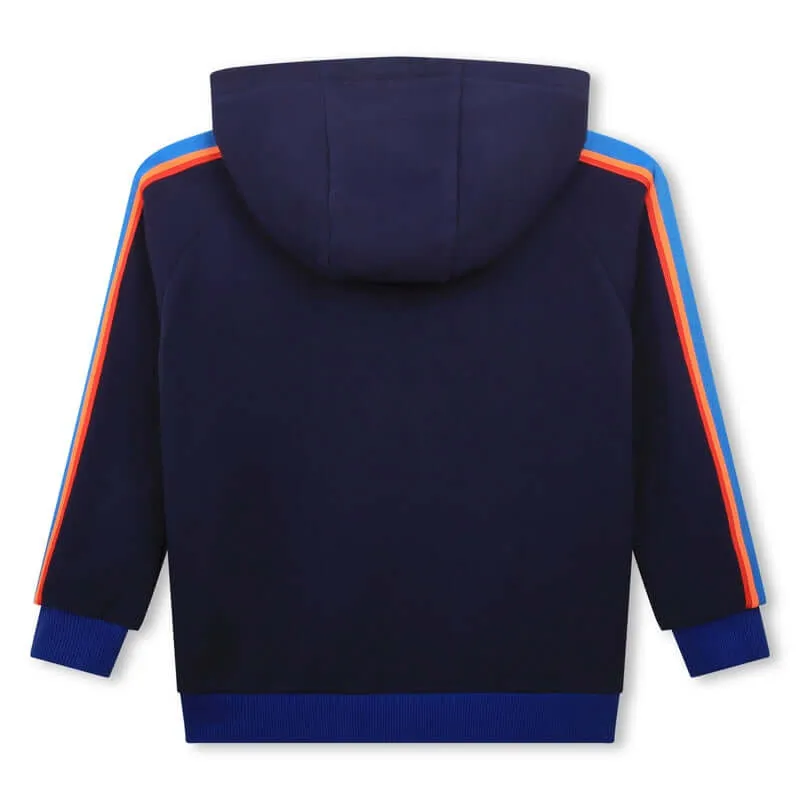 Boys Navy Hooded Sweatshirt