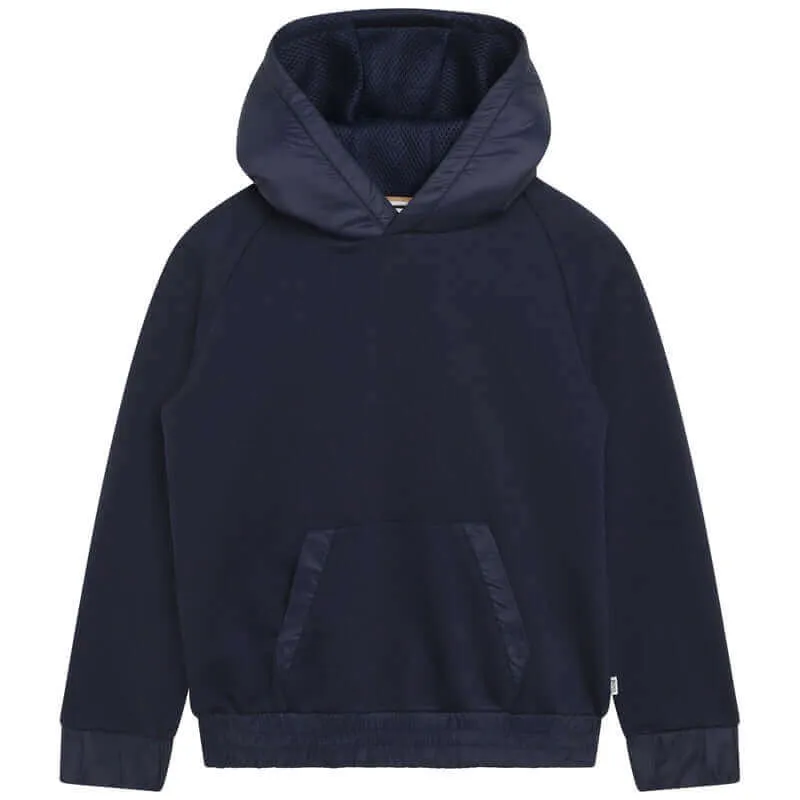 Boys Navy Pull Over  Hoodie