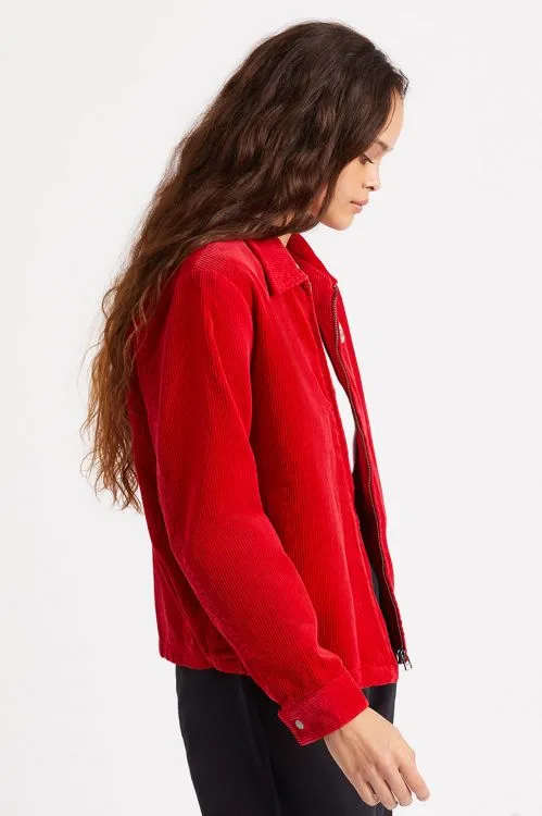 BRIXTON UTOPIA JACKET - CHILI PEPPER - 100% COTTON