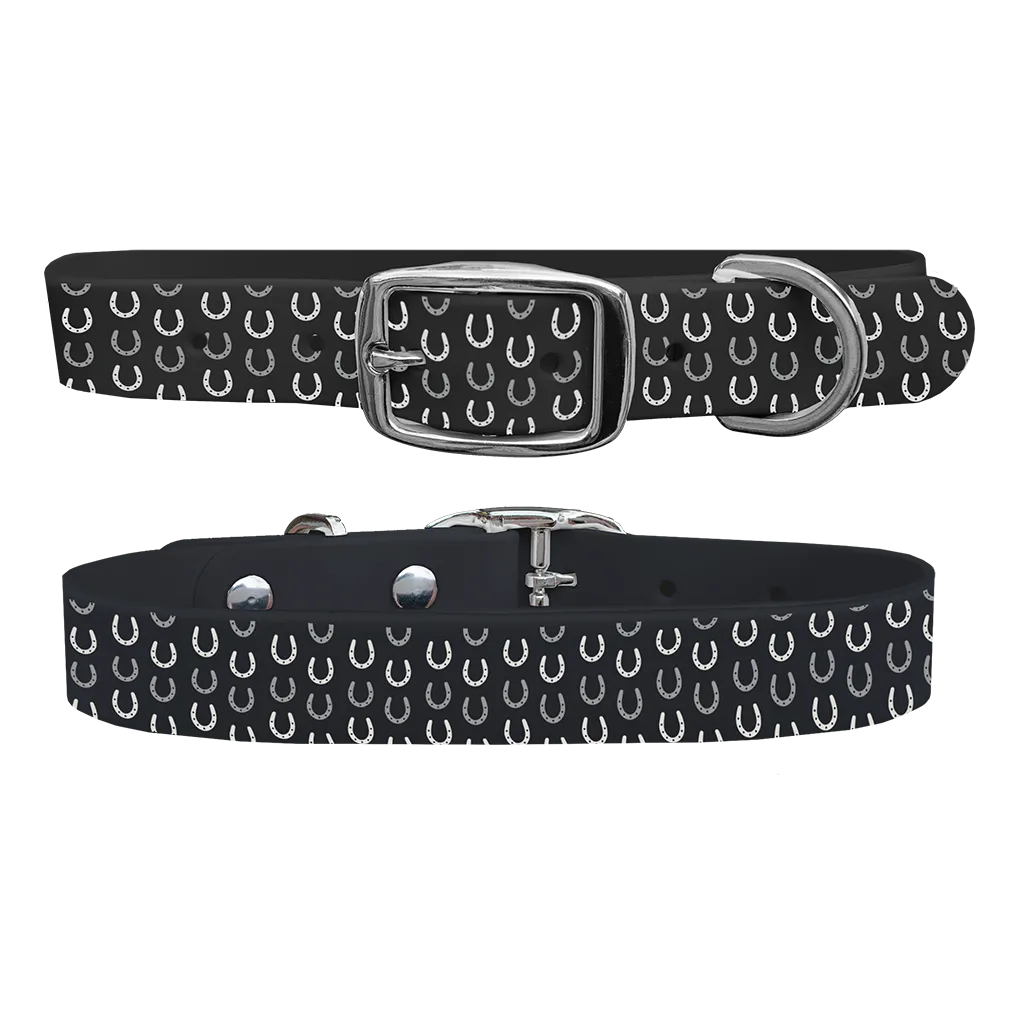 C4 Dog Collar (Black Horseshoes)