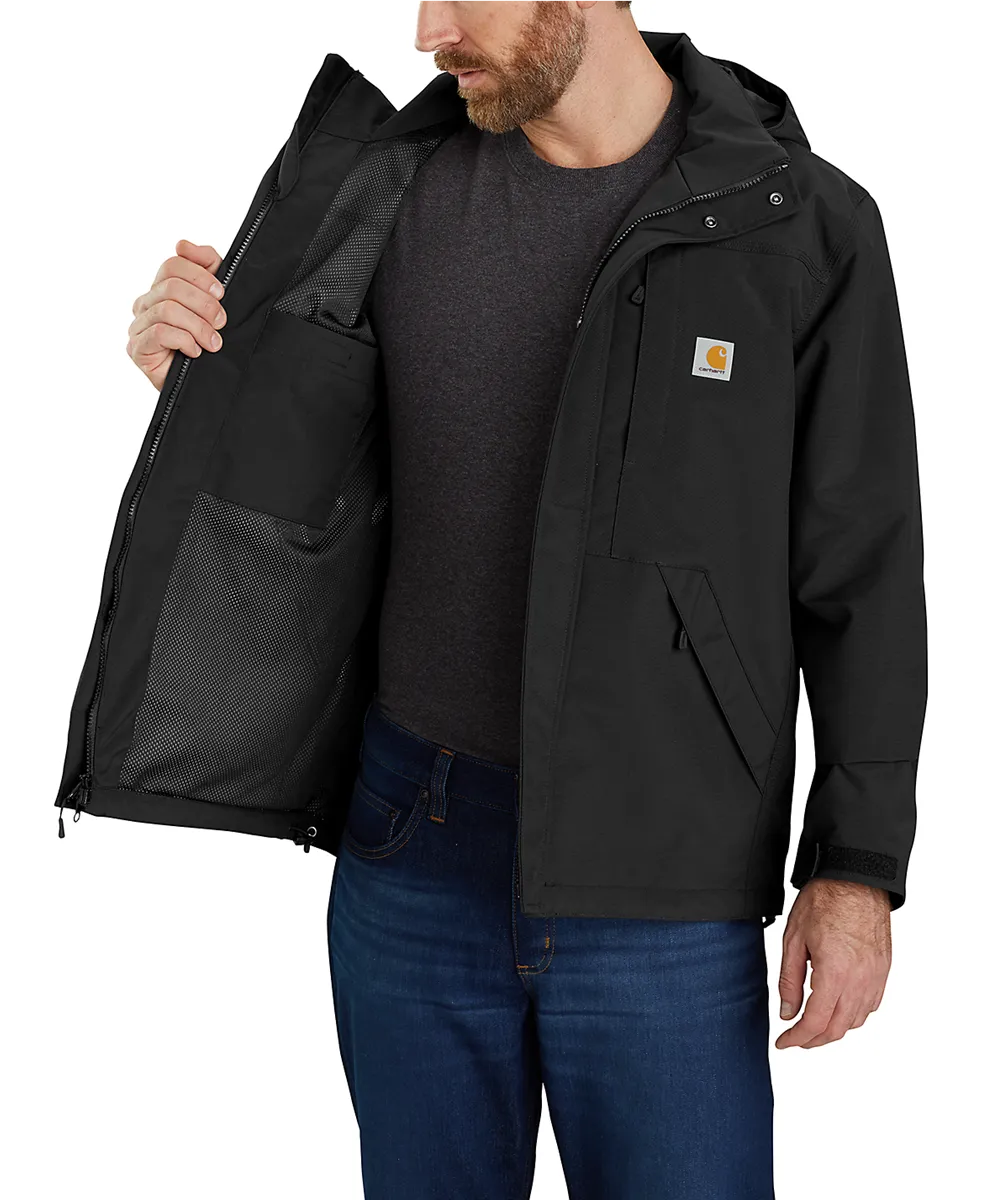 Carhartt Men's Waterproof Shoreline Jacket - Black