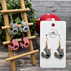 Cartoon Chicken  Earrings - Clearance