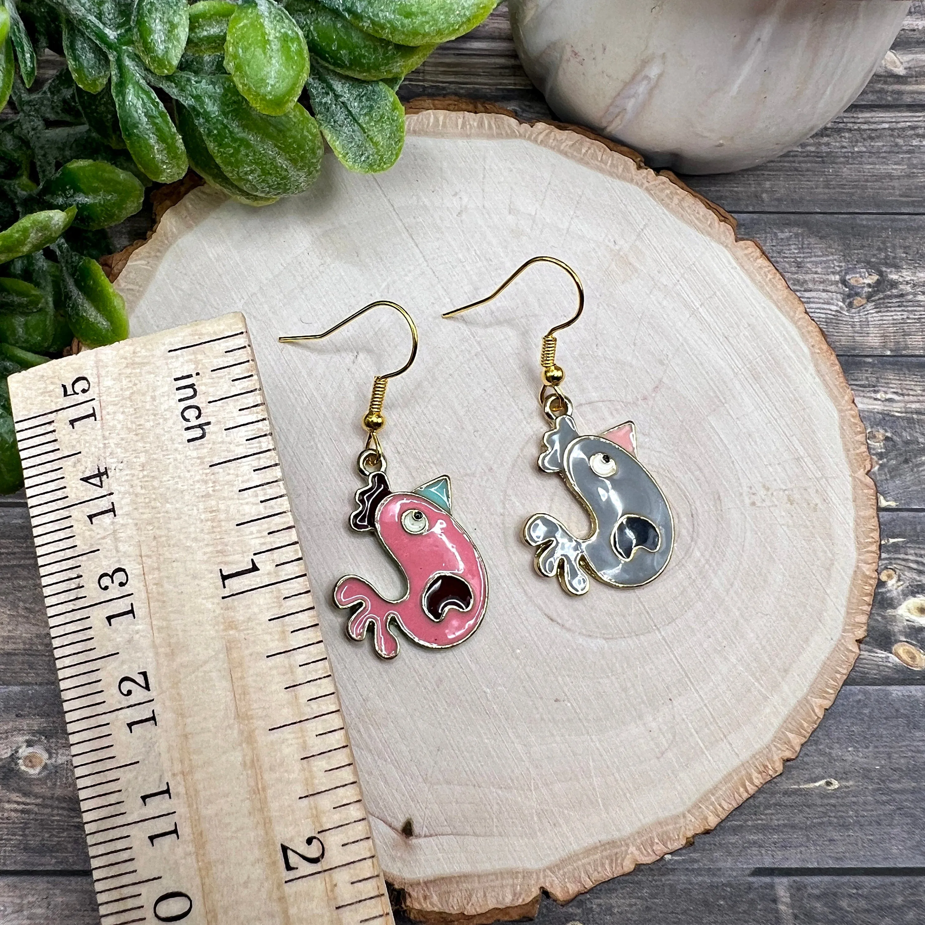 Cartoon Chicken  Earrings - Clearance