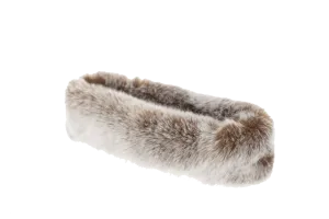 Chestnut Faux Fur Headband/Collar by Evelyne Prélonge