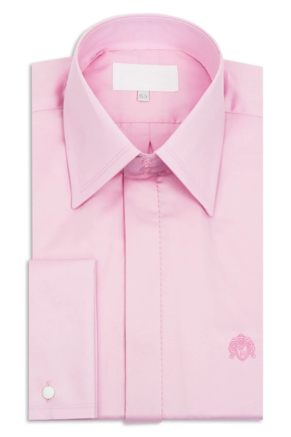 Classic Pink Forward Point Collar Shirt