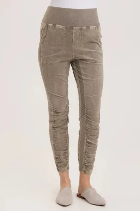 Cord Penny Legging - Distress Wash Java