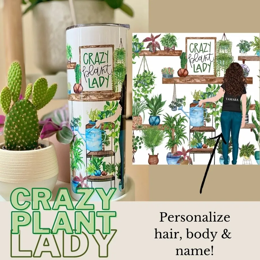 Crazy Plant Lady 20oz tumbler