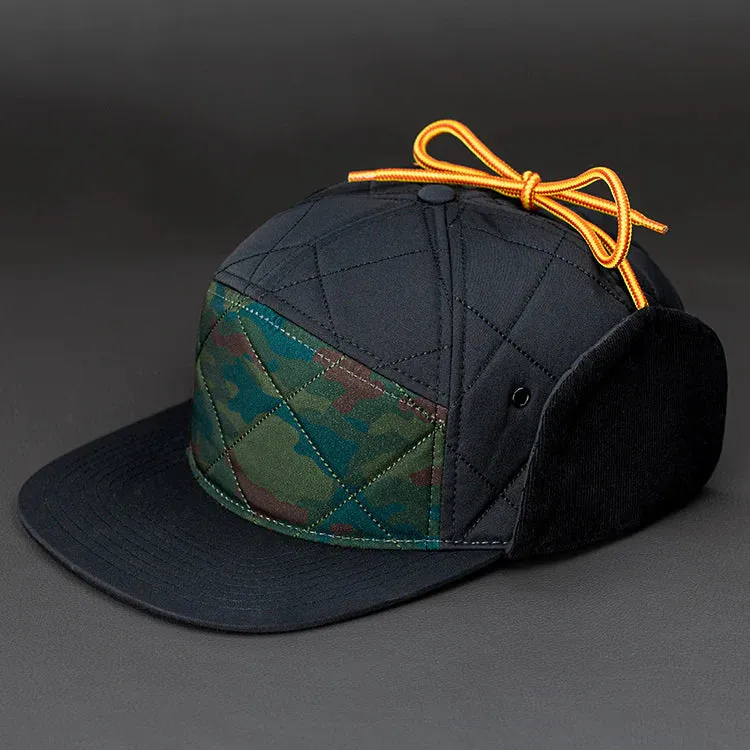 Custom Embroidered - BONFIRE 7 PANEL Hat