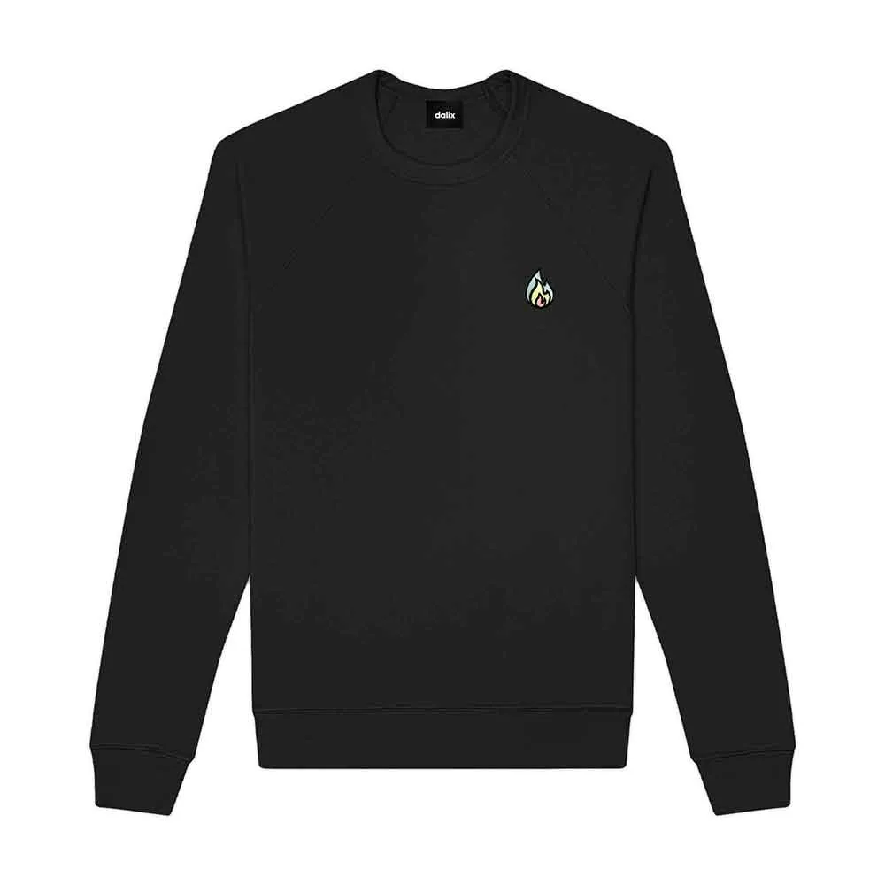 Dalix Fire Crewneck Sweatshirt (Glow in the Dark)