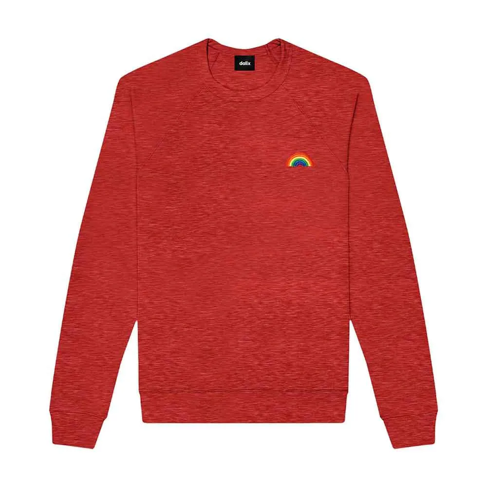 Dalix Rainbow Crewneck Sweatshirt