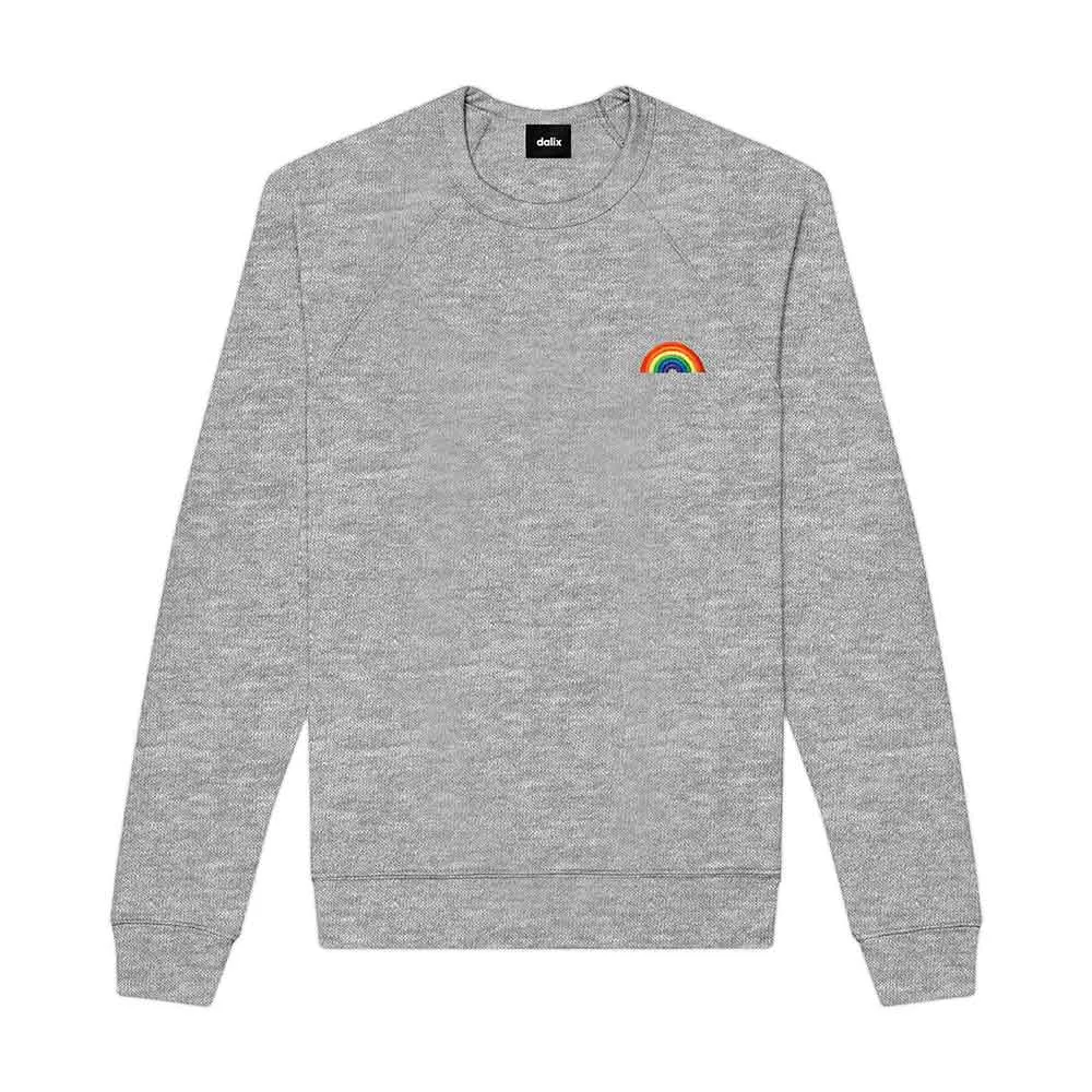 Dalix Rainbow Crewneck Sweatshirt