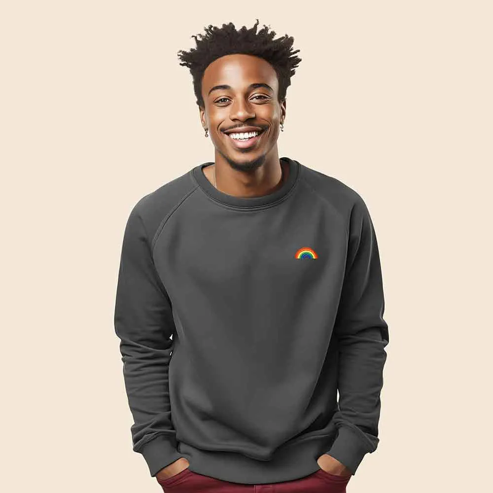 Dalix Rainbow Crewneck Sweatshirt