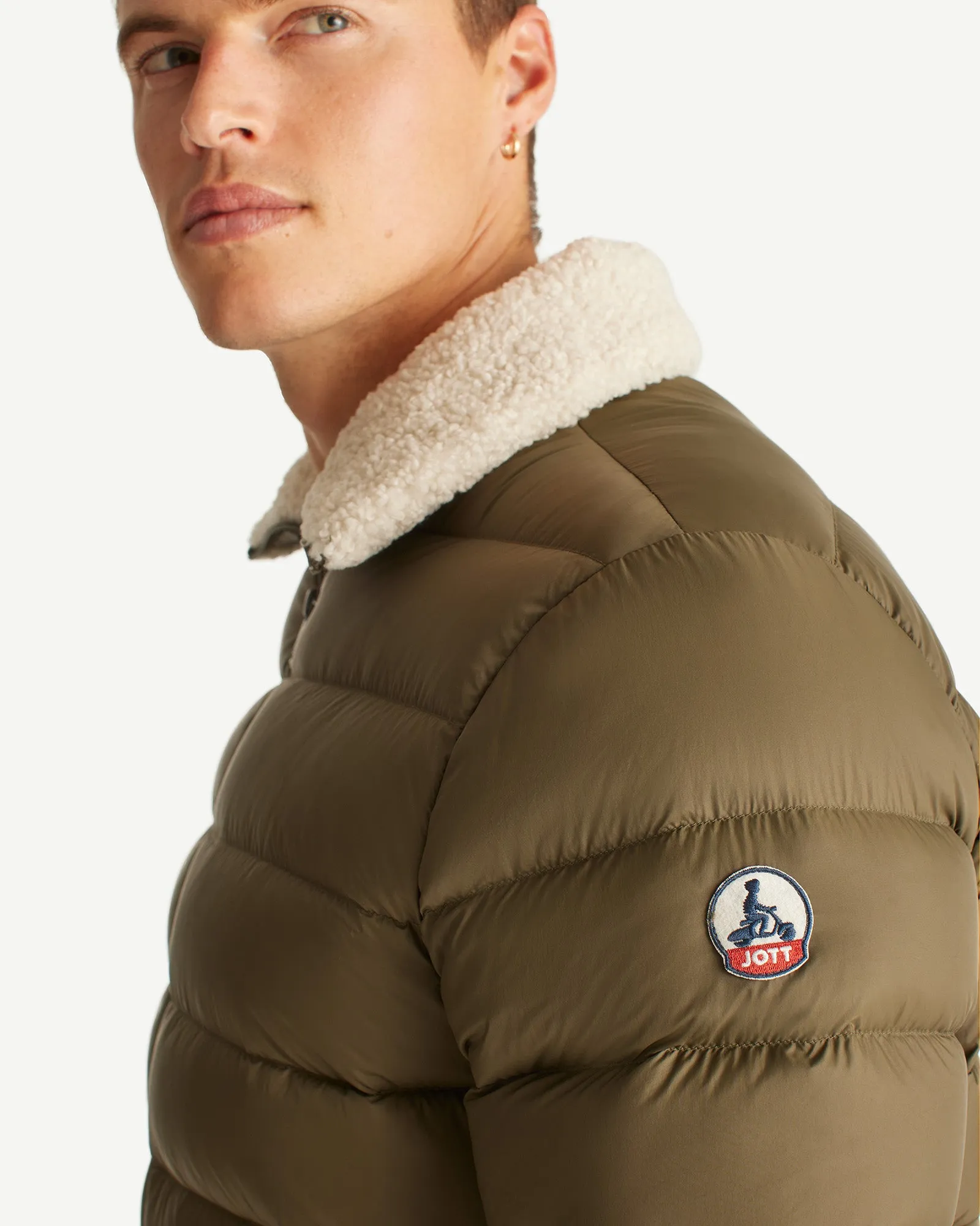 Danao aviator-style down jacket Army