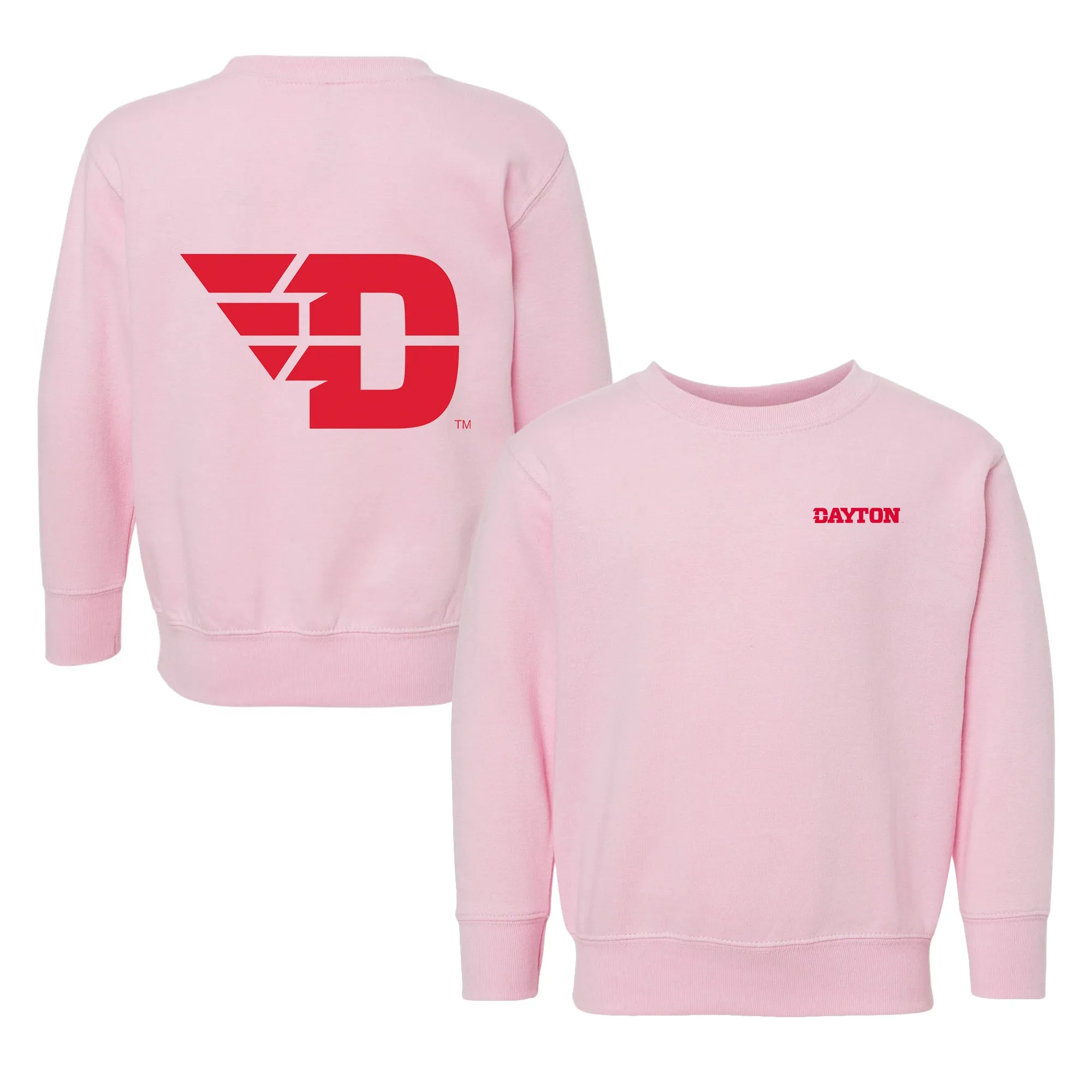 Dayton Flyers Logo Toddler Crewneck Sweatshirt