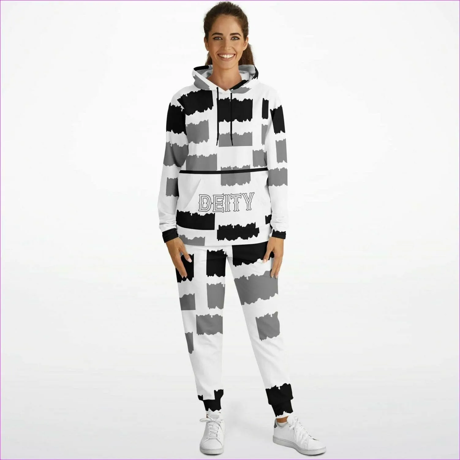 Deity Womens Premium Fashion Jogging Suit in White