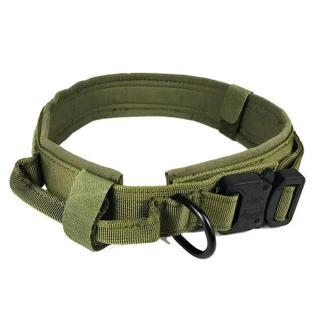 Elite Control: Tactical Dog Collar with Handle!