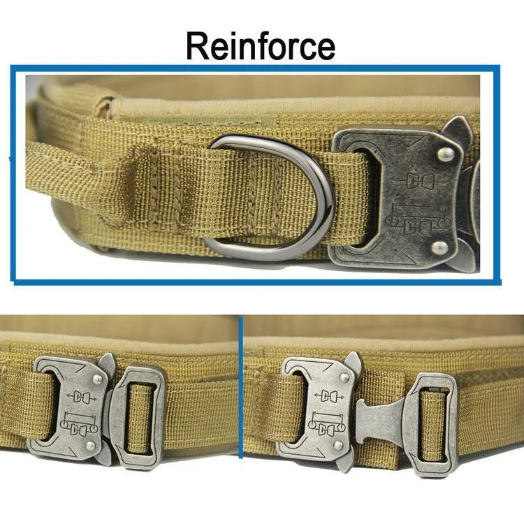 Elite Control: Tactical Dog Collar with Handle!