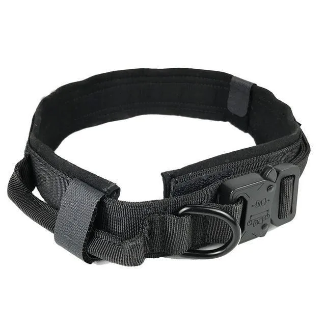 Elite Control: Tactical Dog Collar with Handle!