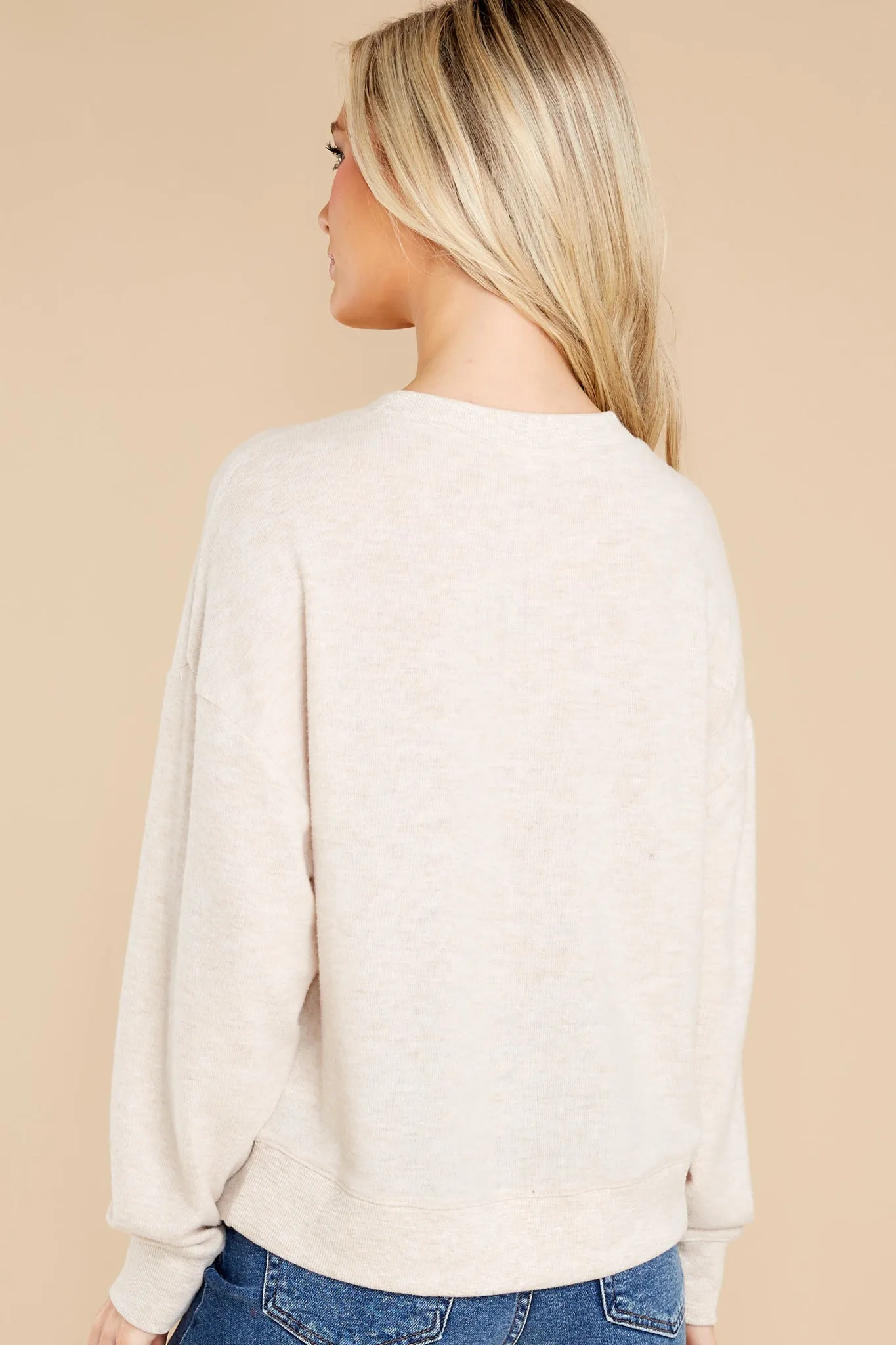 Elle Indoorsy Oatmeal Sweatshirt