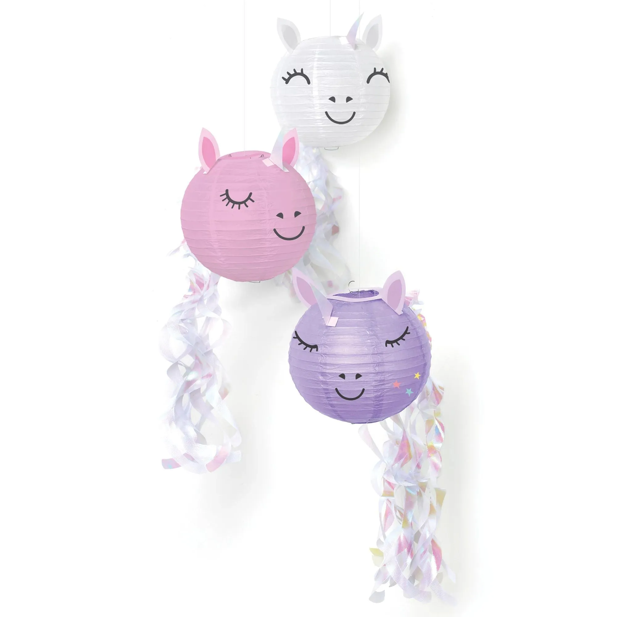 Enchanted Unicorn Lanterns 9.5" | 3 ct