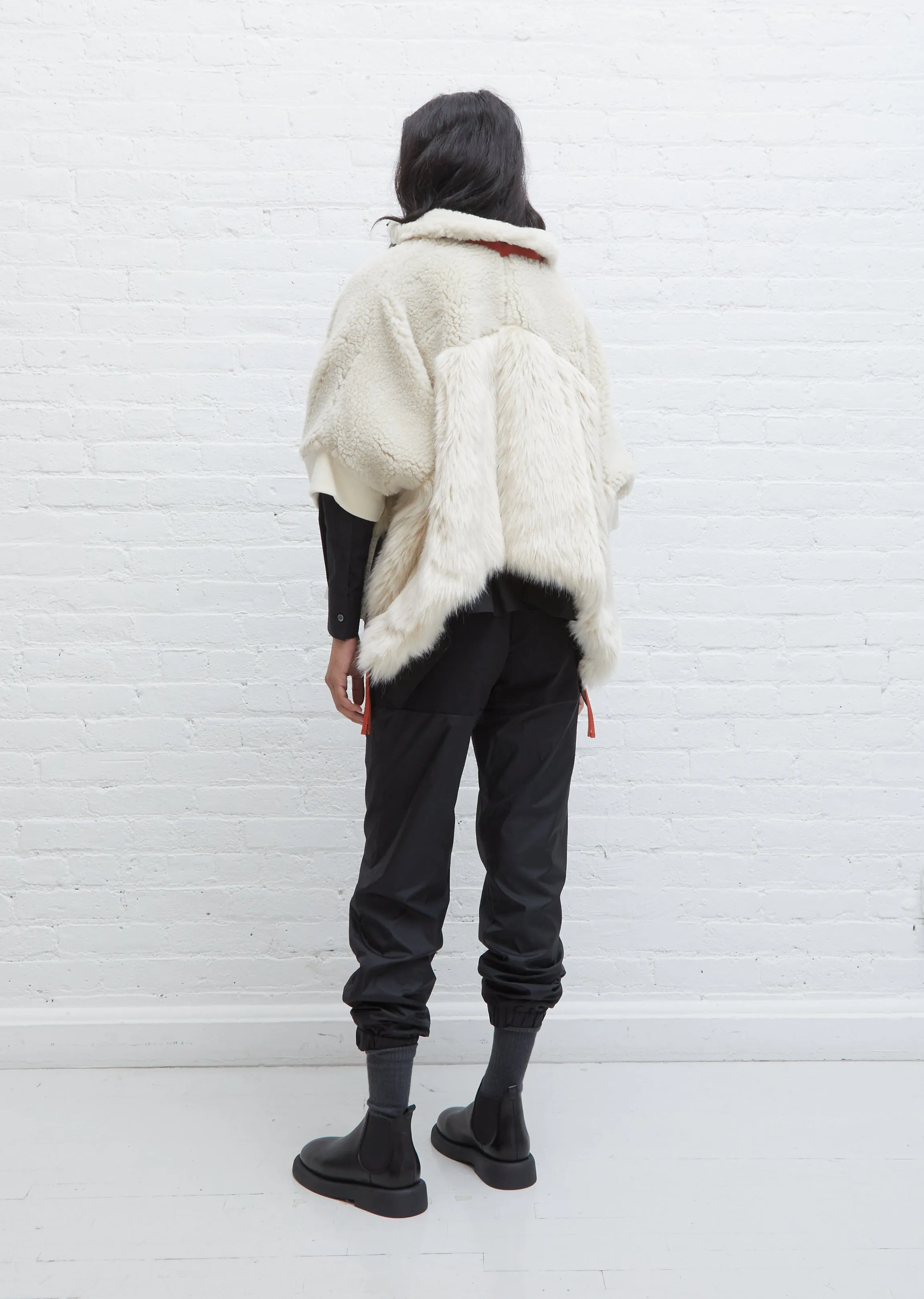 Faux Shearling x Faux Fur Blouson