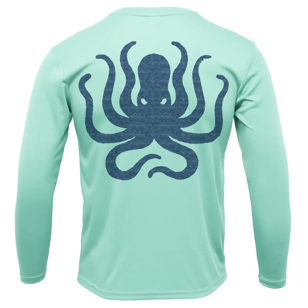 Florida Freshwater Born Kraken Boy's Long Sleeve UPF 50 Dry-Fit Shirt