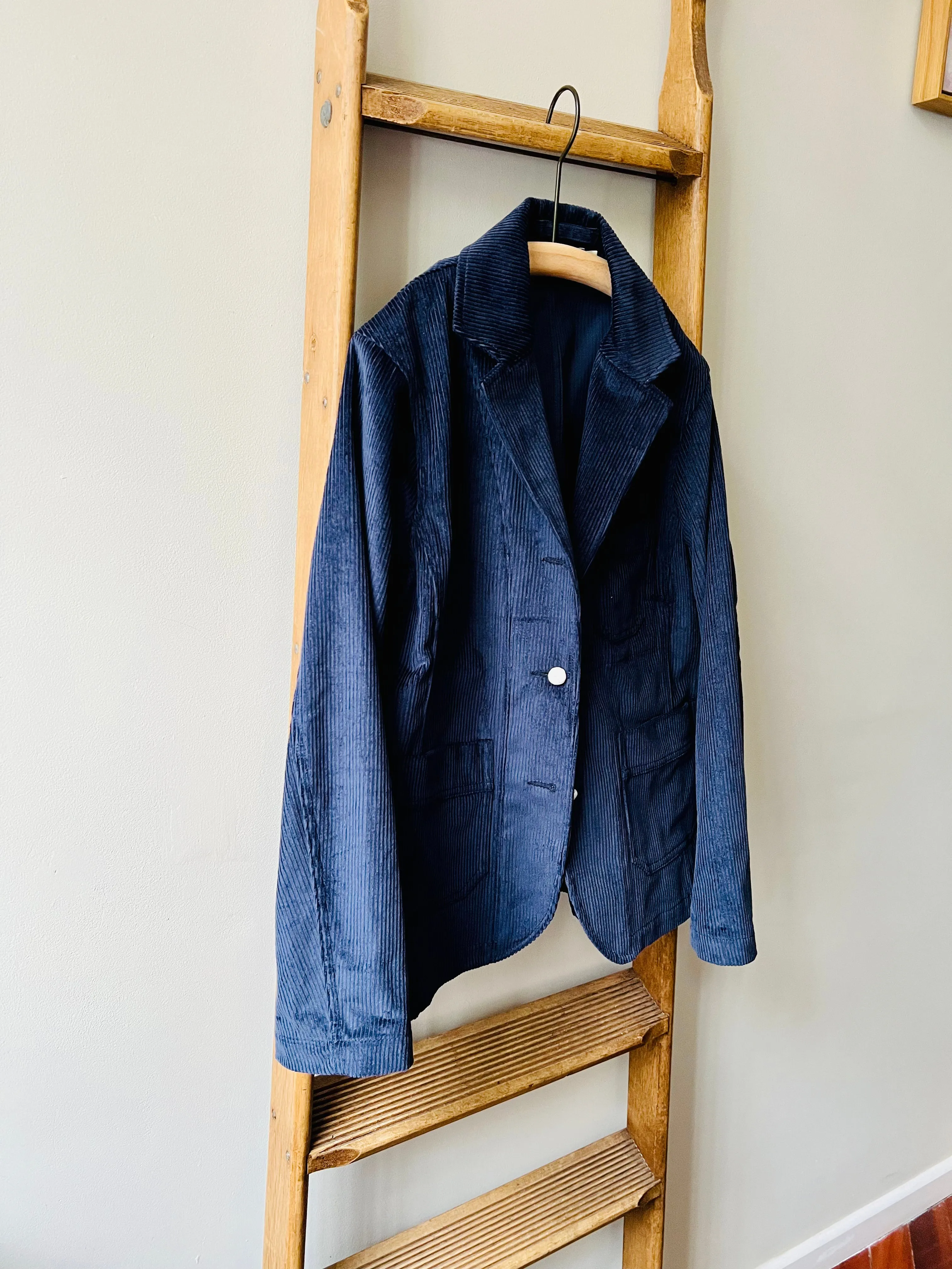 Four Pocket Corduroy Jacket / Navy