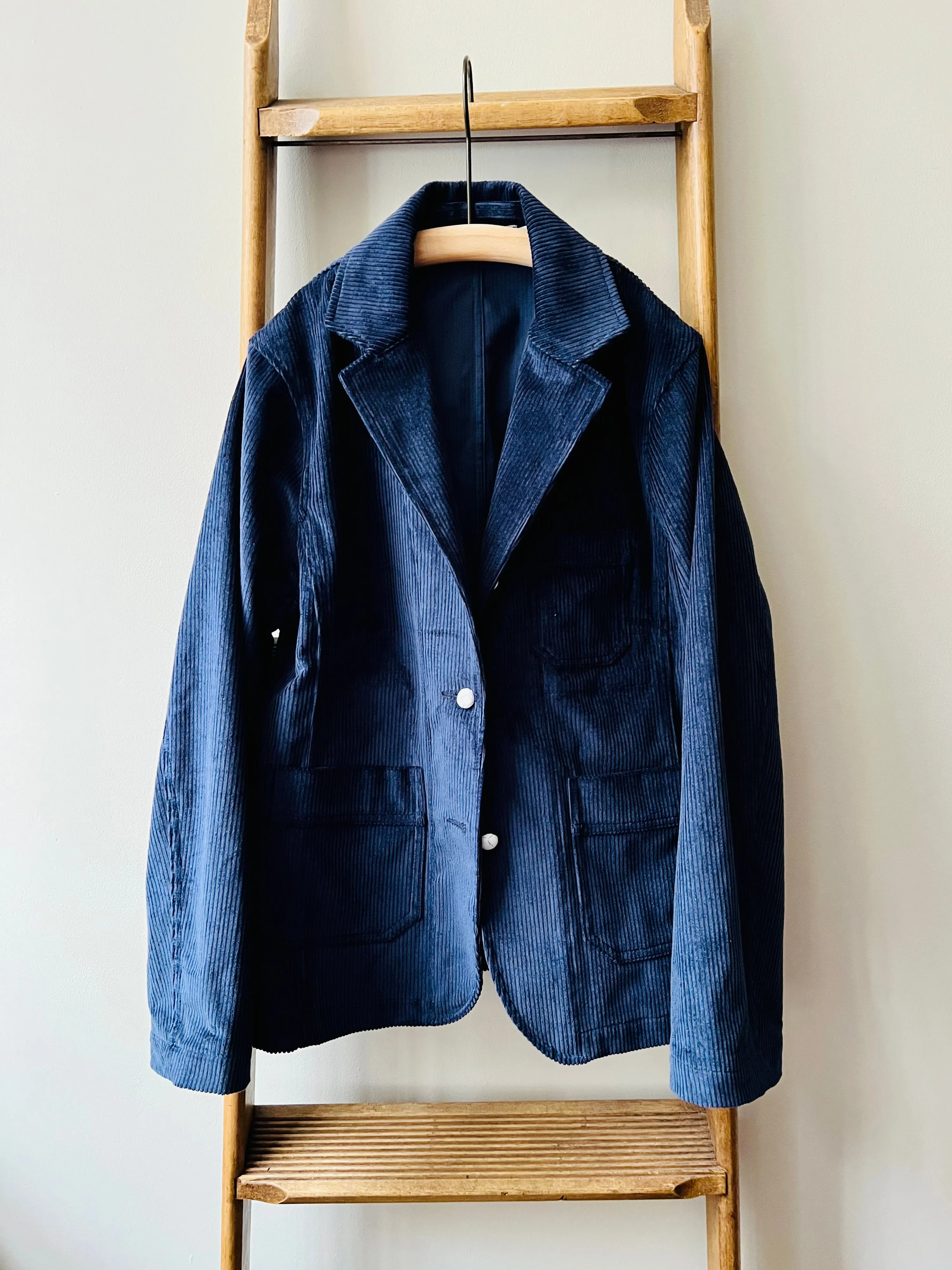 Four Pocket Corduroy Jacket / Navy