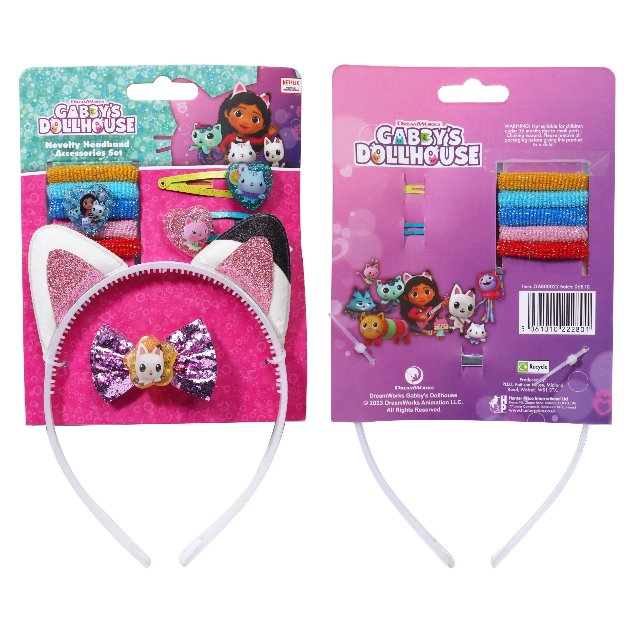 Gabby's Dollhouse Headband and Accessory Set