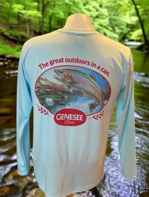 Genesee Trout Blue Dir-Wick Long sleeve T