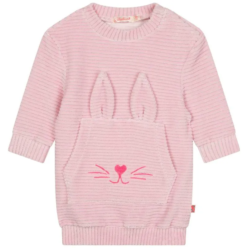 Girls Pink Rabbit Dress