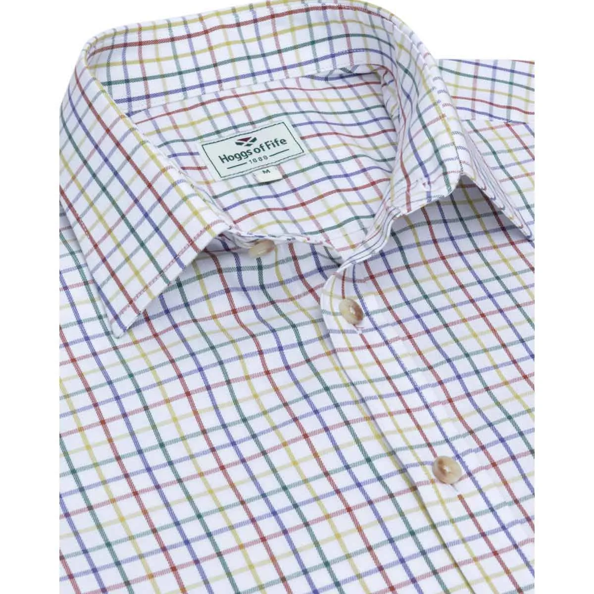 Hoggs of Fife Kessock Short Sleeve Tattersall Shirt