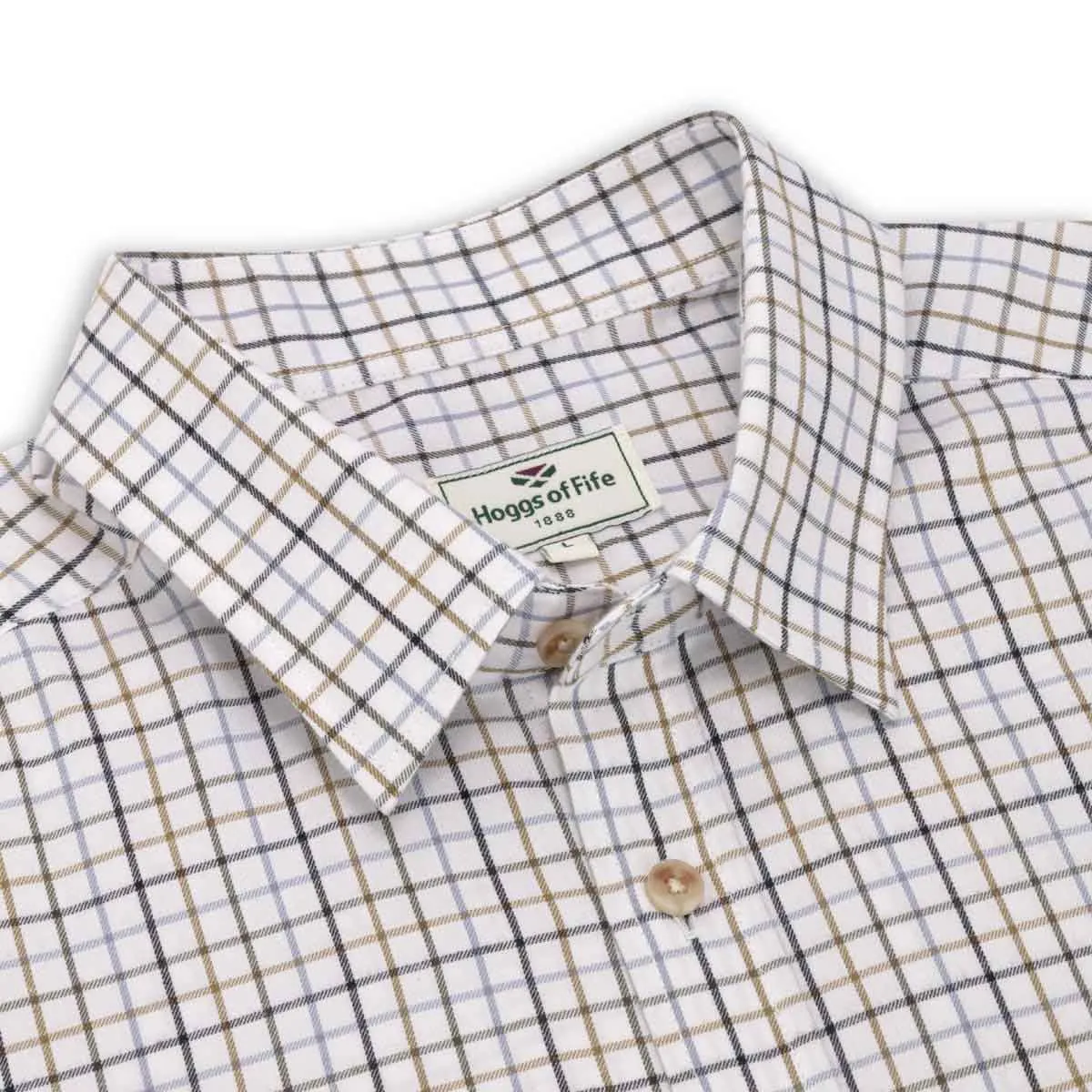 Hoggs of Fife Kessock Short Sleeve Tattersall Shirt