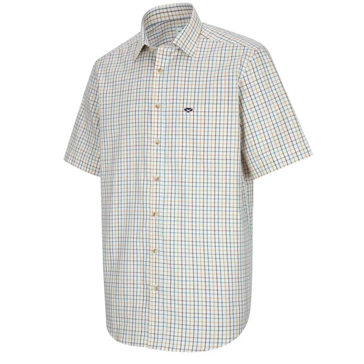 Hoggs of Fife Kessock Short Sleeve Tattersall Shirt