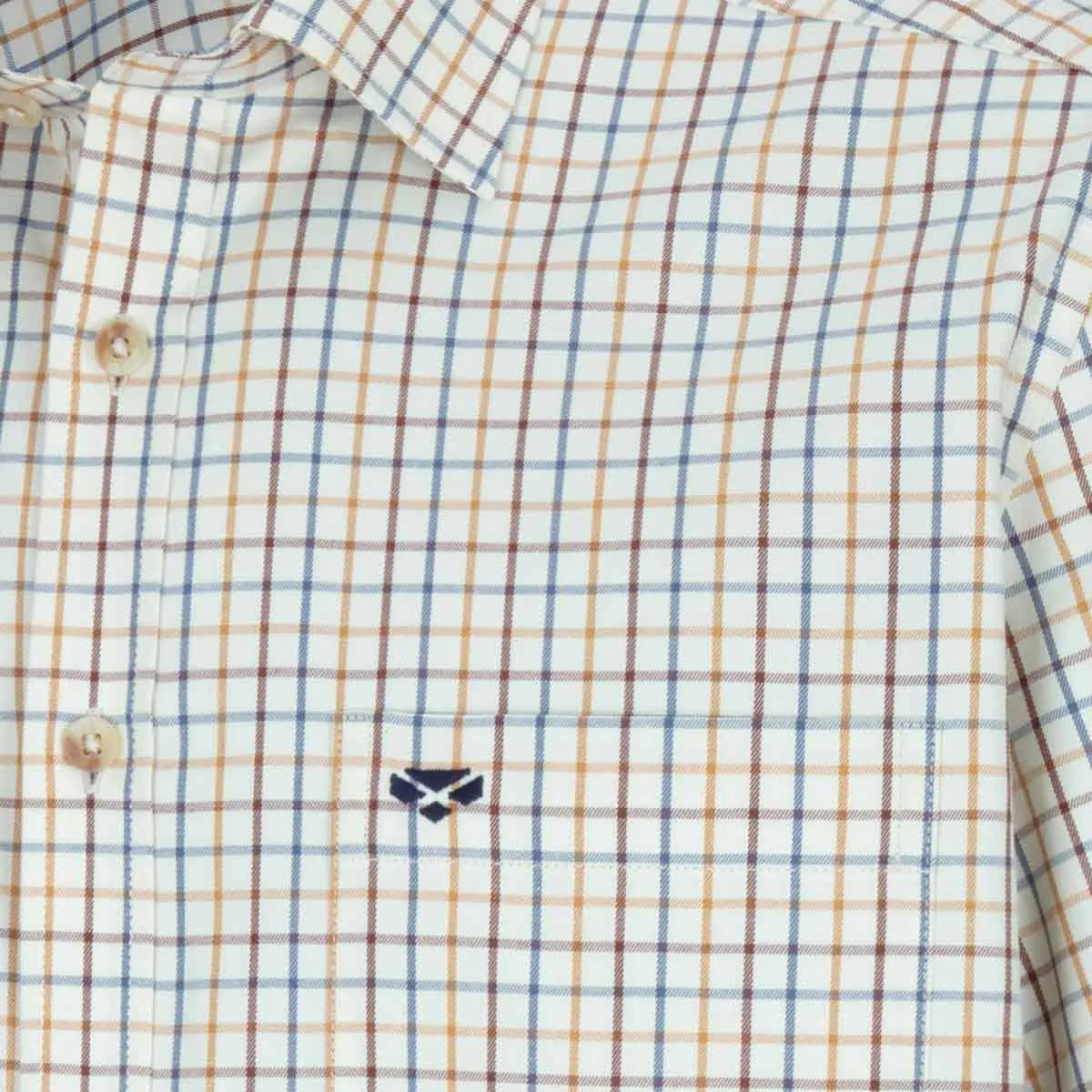 Hoggs of Fife Kessock Short Sleeve Tattersall Shirt